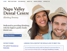 Tablet Screenshot of napavalleydentalcentre.com